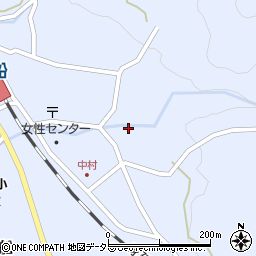 南部町役場　公民館中組分館周辺の地図