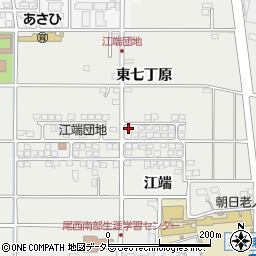 愛知県一宮市明地江端192周辺の地図