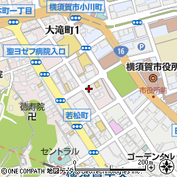 国民酒場 じぃえんとるまん 横須賀中央店周辺の地図