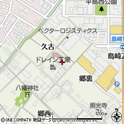 愛知県一宮市丹陽町外崎久古周辺の地図