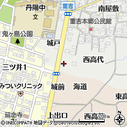 愛知県一宮市丹陽町重吉城戸153周辺の地図