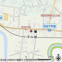 千葉県いすみ市苅谷126周辺の地図