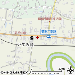 千葉県いすみ市苅谷164周辺の地図