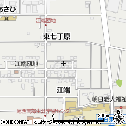 愛知県一宮市明地江端196周辺の地図