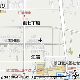 愛知県一宮市明地江端198周辺の地図