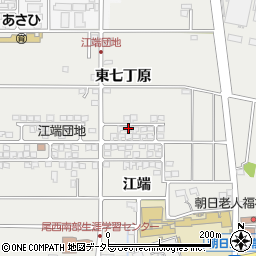 愛知県一宮市明地江端195周辺の地図