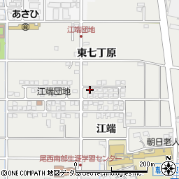 愛知県一宮市明地江端193周辺の地図