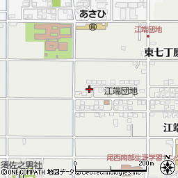 愛知県一宮市明地江端221周辺の地図