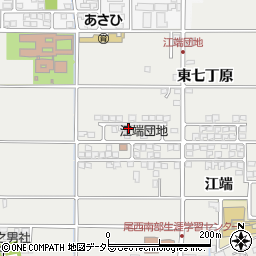 愛知県一宮市明地江端225周辺の地図