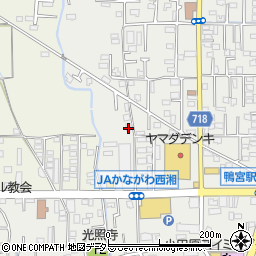 神奈川県小田原市鴨宮611周辺の地図