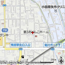 神奈川県小田原市鴨宮372-2周辺の地図
