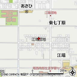 愛知県一宮市明地江端227周辺の地図