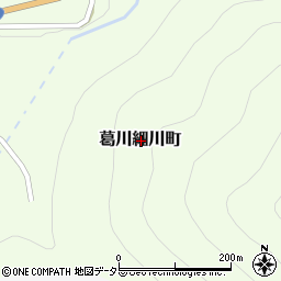 滋賀県大津市葛川細川町周辺の地図