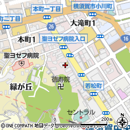 早稲田経理学院横須賀教室受付周辺の地図