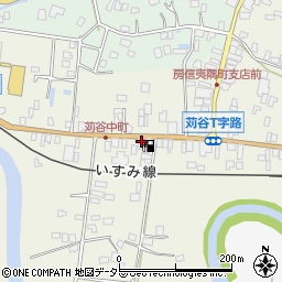 千葉県いすみ市苅谷140周辺の地図