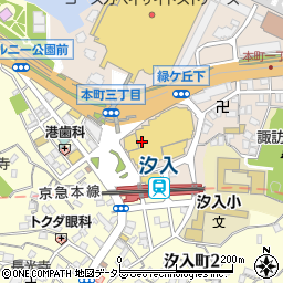 メルキュールホテル横須賀周辺の地図