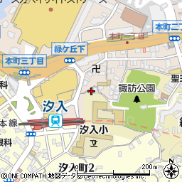 神奈川県横須賀市緑が丘37周辺の地図