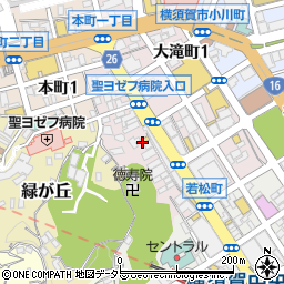 ヴィドフランス 横須賀中央店周辺の地図