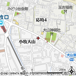 愛知県小牧市大山2193周辺の地図