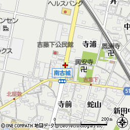 吉藤周辺の地図