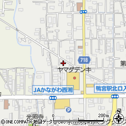神奈川県小田原市鴨宮604-1周辺の地図