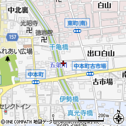 愛知県岩倉市中本町川添11周辺の地図