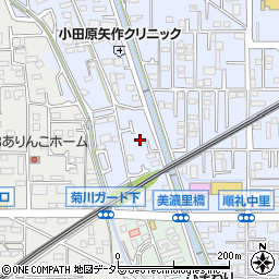矢作　愛児園周辺の地図