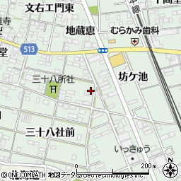 愛知県一宮市大和町妙興寺三十八社29周辺の地図