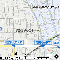 神奈川県小田原市鴨宮319周辺の地図