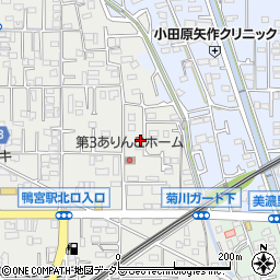 神奈川県小田原市鴨宮319周辺の地図