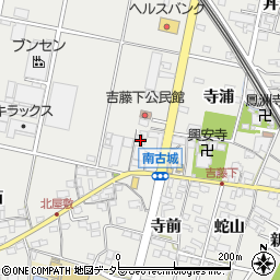 愛知県一宮市明地南古城87周辺の地図