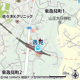 安川荘周辺の地図