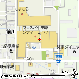 カーブス小田原シティーモール周辺の地図