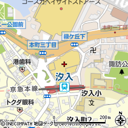 ダイソーＡＰＴ横須賀店周辺の地図