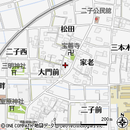 愛知県一宮市萩原町萩原松田2690周辺の地図