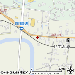 千葉県いすみ市苅谷93周辺の地図