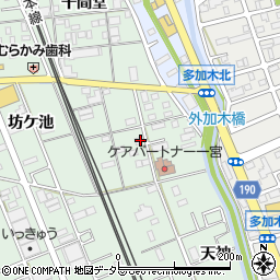 愛知県一宮市大和町妙興寺中之町周辺の地図