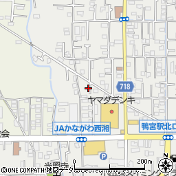 神奈川県小田原市鴨宮607周辺の地図