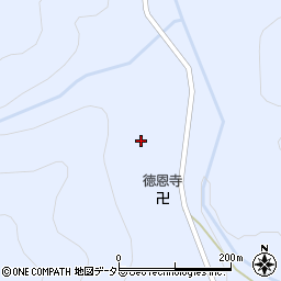 京都府京都市左京区久多上の町214周辺の地図
