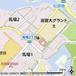 ドラッグユタカ彦根店周辺の地図