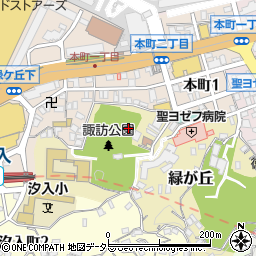 神奈川県横須賀市緑が丘31-1周辺の地図