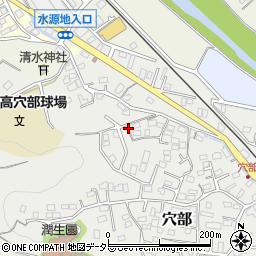 神奈川県小田原市穴部402周辺の地図