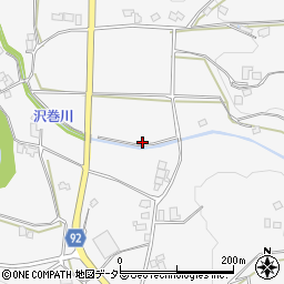 千葉県君津市糸川周辺の地図