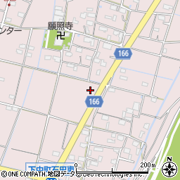岐阜県羽島市下中町石田周辺の地図