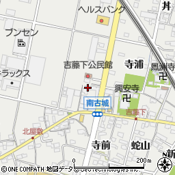 愛知県一宮市明地南古城60周辺の地図