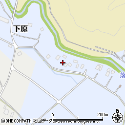 千葉県いすみ市下原周辺の地図