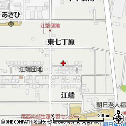 愛知県一宮市明地江端188周辺の地図