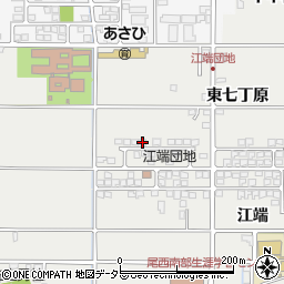 愛知県一宮市明地江端216周辺の地図