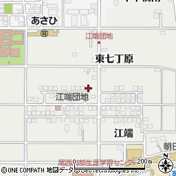 愛知県一宮市明地江端209周辺の地図