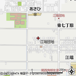 愛知県一宮市明地江端217周辺の地図